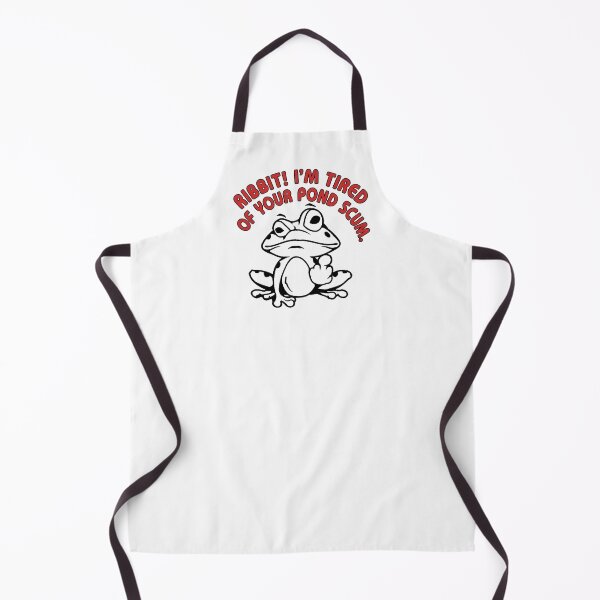 Item preview, Ribbit! I’m Tired of Your Pond Scum – Funny Tired Frog Humor designed and sold by artworkathome.