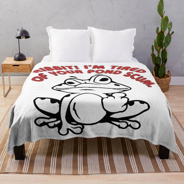 Item preview, Ribbit! I’m Tired of Your Pond Scum – Funny Tired Frog Humor designed and sold by artworkathome.
