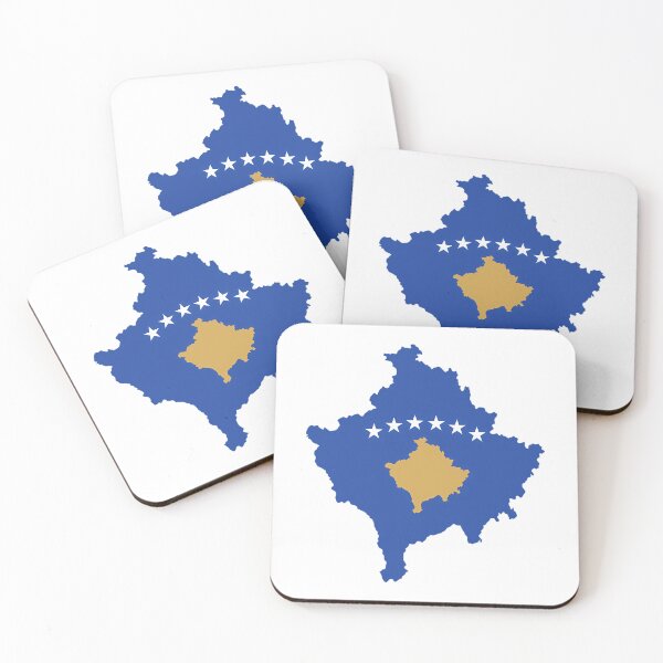 Item preview, Mapa de la bandera de Kosovo designed and sold by riyao-rourke.