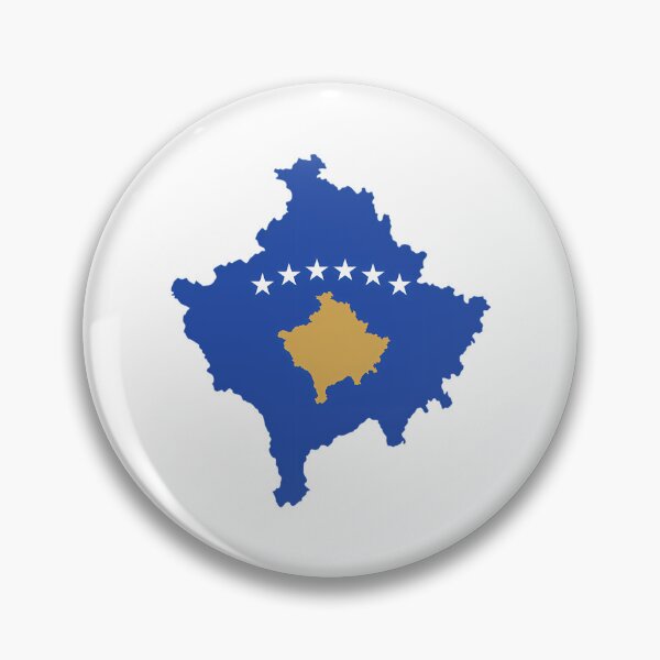 Item preview, Kosovo Flag Map designed and sold by riyao-rourke.