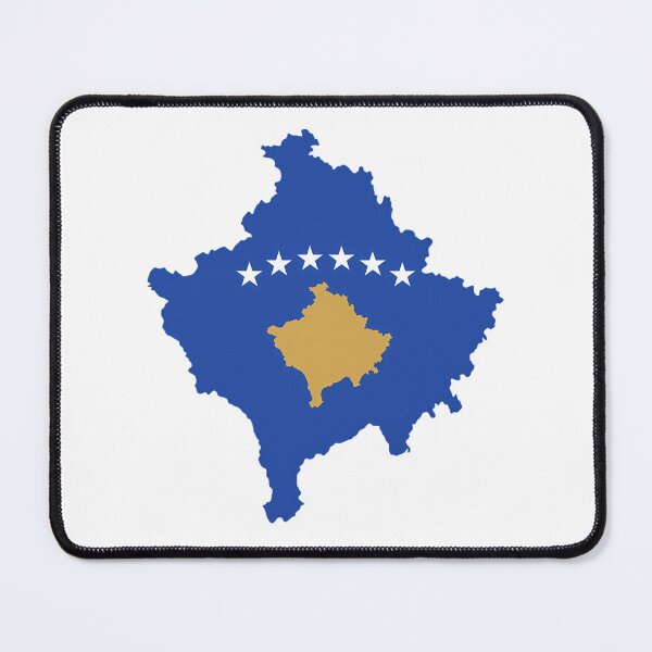 Item preview, Kosovo Flag Map designed and sold by riyao-rourke.