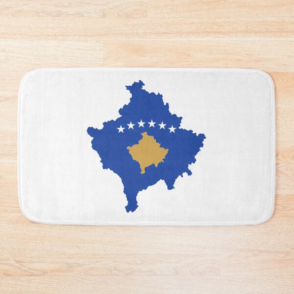 Item preview, Kosovo Flag Map designed and sold by riyao-rourke.