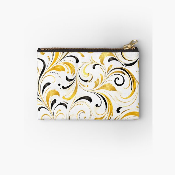 Item preview, Golden Noir Baroque Pattern designed and sold by Julie Leisure Gardening.