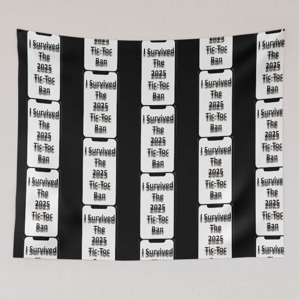 Item preview, I Survived The 2025 Tiktok Ban  Still Scrolling designed and sold by kaisynde-hoyos.