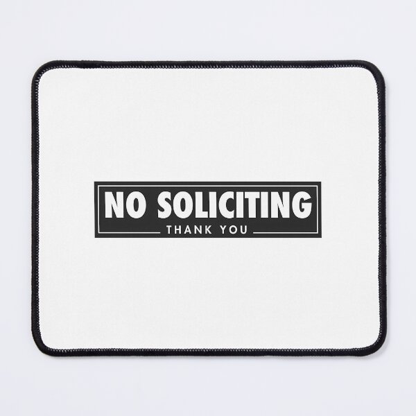 Item preview, No Soliciting Thank You designed and sold by janyah-nair.