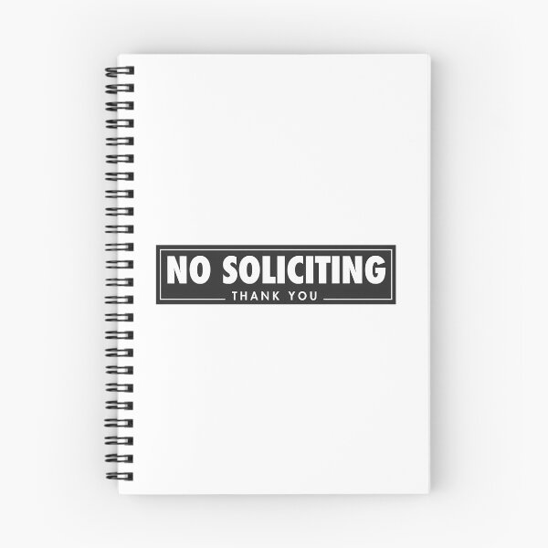 Item preview, No Soliciting Thank You designed and sold by janyah-nair.