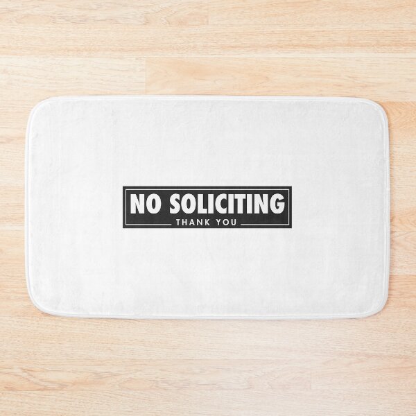Item preview, No Soliciting Thank You designed and sold by janyah-nair.