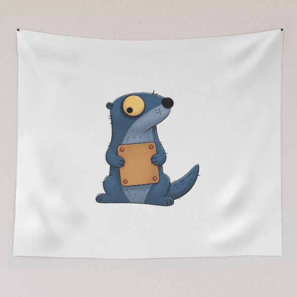 Item preview, Otter Carrying a Flower Press designed and sold by The-Art-of-D.