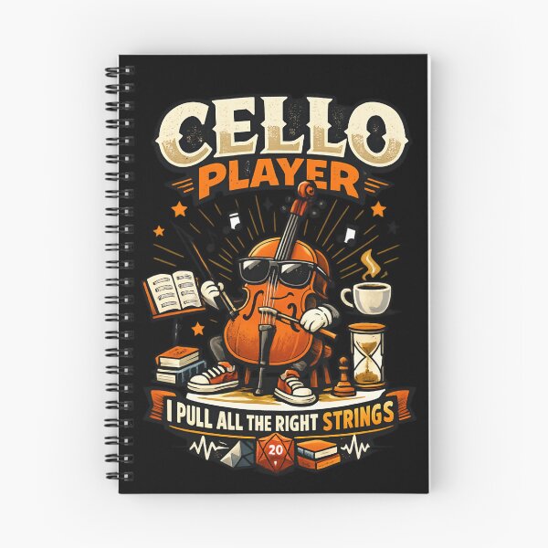 Item preview, Cello Player - I Pull All the Right Strings designed and sold by SidTastic .