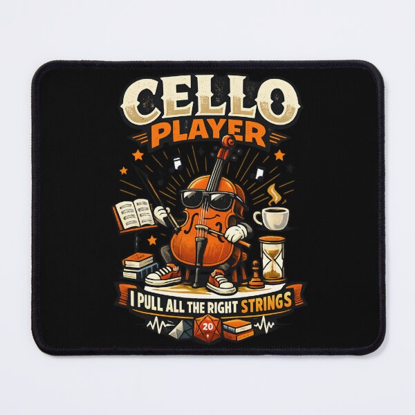 Item preview, Cello Player - I Pull All the Right Strings designed and sold by SidTastic .