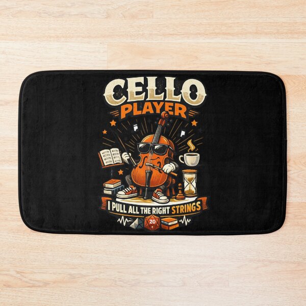 Item preview, Cello Player - I Pull All the Right Strings designed and sold by SidTastic .