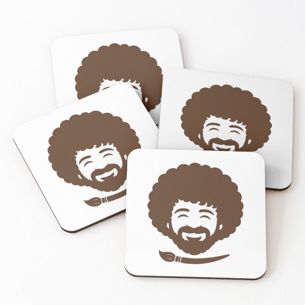 Item preview, Bob Ross Minimalist Silhouette Icon with Paintbrush designed and sold by Karamram Studio.