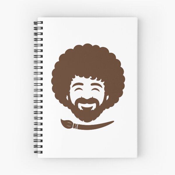 Item preview, Bob Ross Minimalist Silhouette Icon with Paintbrush designed and sold by Karamram Studio.
