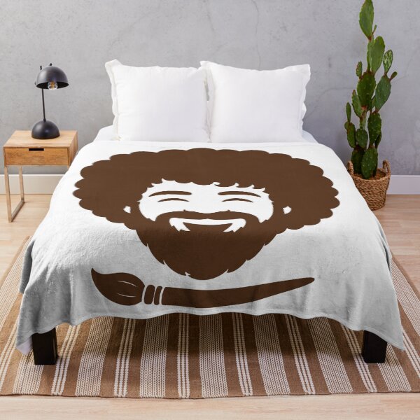 Artikelvorschau, Bob Ross – Minimalistische Silhouette-Ikone mit Pinsel entworfen und verkauft von Karamram Studio.