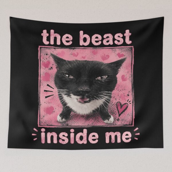 Item preview, The Beast Inside Me Cat Lover Pet Owner Funny Feline Personality designed and sold by BrockmeyeSB.