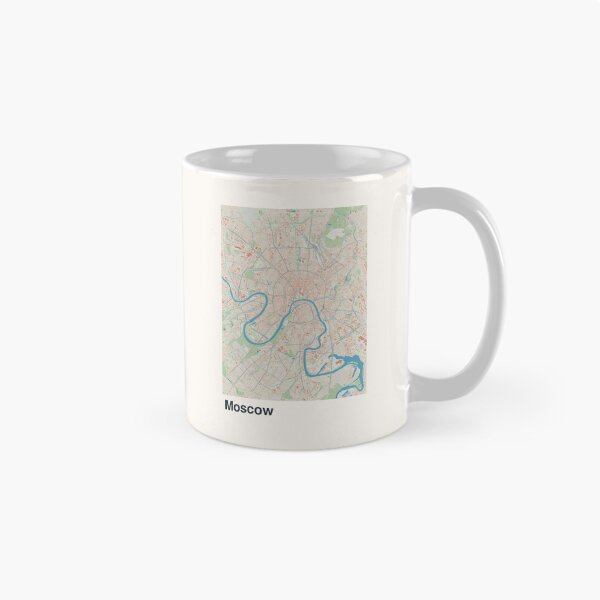 Item preview, Moscow Minimalistic Map Art designed and sold by MapsNerd.