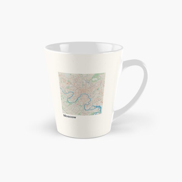 Item preview, Moscow Minimalistic Map Art designed and sold by MapsNerd.