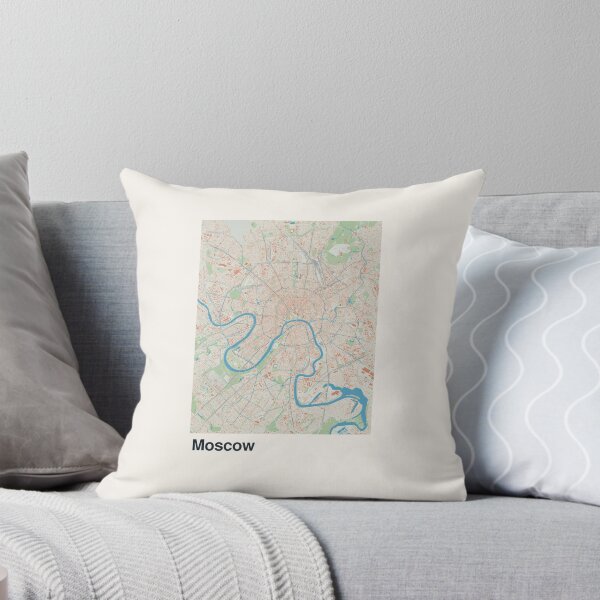 Item preview, Moscow Minimalistic Map Art designed and sold by MapsNerd.