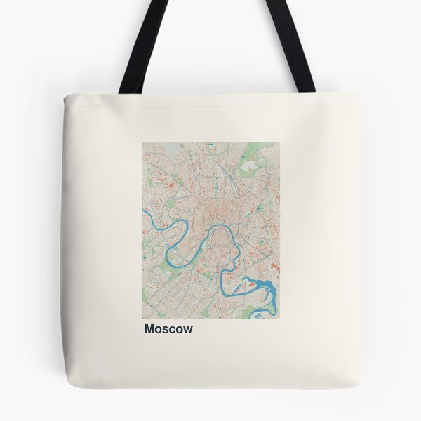 Item preview, Moscow Minimalistic Map Art designed and sold by MapsNerd.