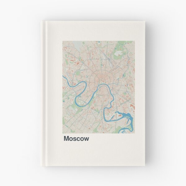 Item preview, Moscow Minimalistic Map Art designed and sold by MapsNerd.