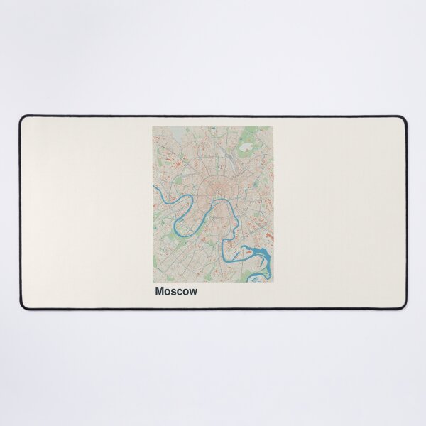 Item preview, Moscow Minimalistic Map Art designed and sold by MapsNerd.