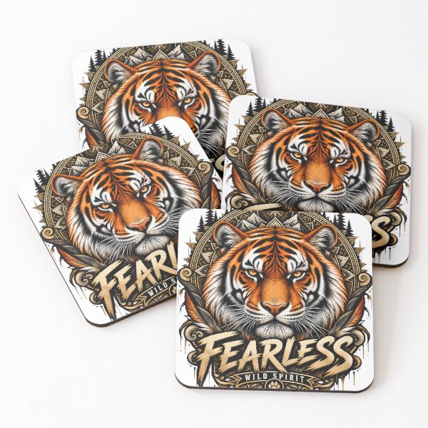 Item preview, Fearless Bengal Tiger – Premium Minimalist Streetwear Design designed and sold by BlueStar45.