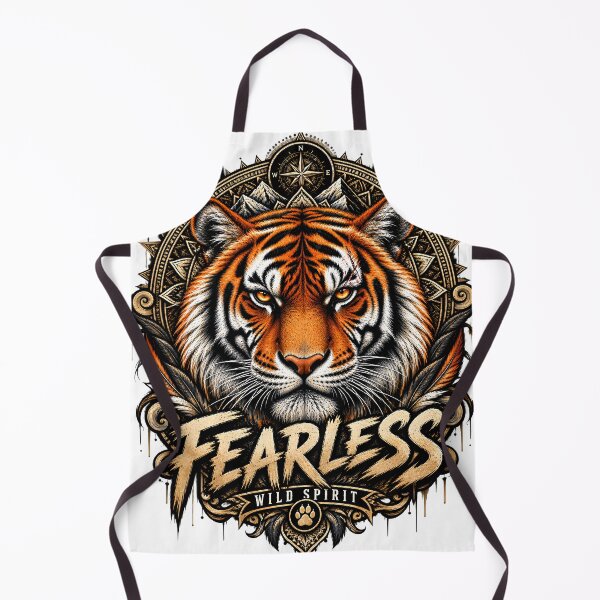 Item preview, Fearless Bengal Tiger – Premium Minimalist Streetwear Design designed and sold by BlueStar45.