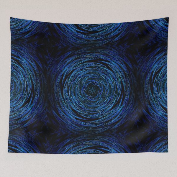 Item preview, Spinning blue waves  designed and sold by steveball.