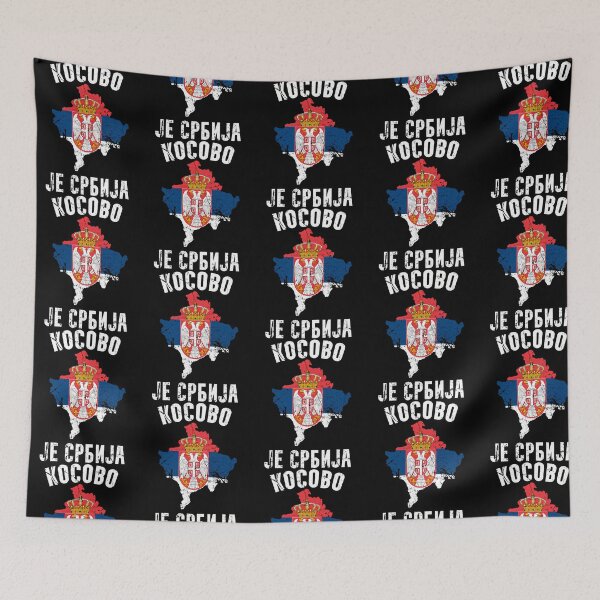 Item preview, Kosovo Is Serbia - Kosovo Serb - Serbian Flag designed and sold by riyao-rourke.