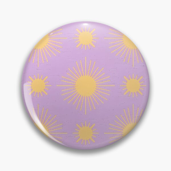 Item preview, Pastel Lavender Sunburst - Celestial Boho Sun Pattern designed and sold by UniqueDesign751.