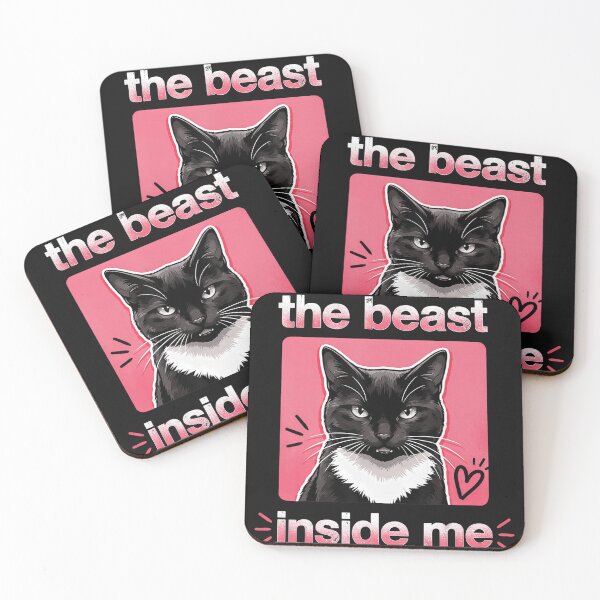 Item preview, The Beast Inside Me Cat Lover Pet Owner Feline Gift designed and sold by BrockmeyeSB.
