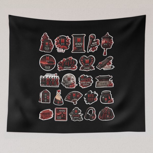 Item preview, BTS Arirang World Tour Inspired Sticker Set designed and sold by Palette & Hue.