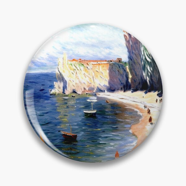 Item preview, The Beach and the Falaise d’Amont designed and sold by artdesignsnow.