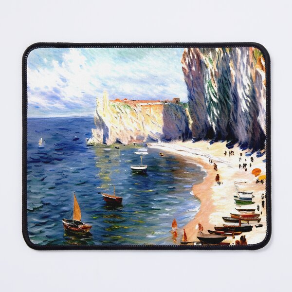 Item preview, The Beach and the Falaise d’Amont designed and sold by artdesignsnow.