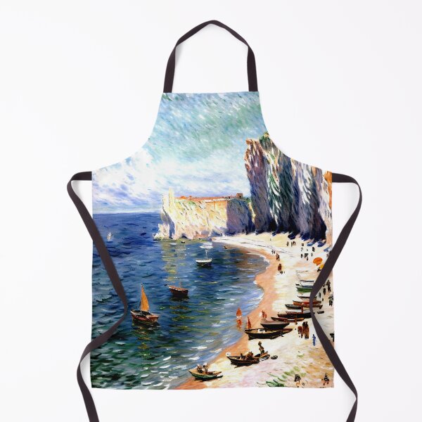 Aperçu de l'œuvre La plage et la Falaise d’Amont créée et vendue par artdesignsnow.