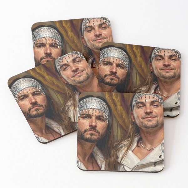 Item preview, Young Bucks Oil Painting designed and sold by maretsad.