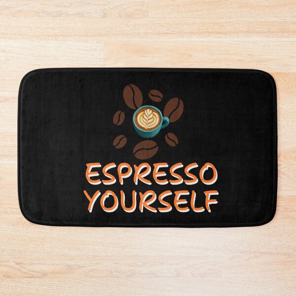 Item preview, Title: Espresso Yourself - Funny Coffee Pun designed and sold by Mrali9914.