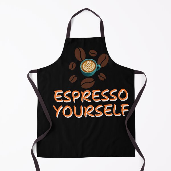 Item preview, Title: Espresso Yourself - Funny Coffee Pun designed and sold by Mrali9914.
