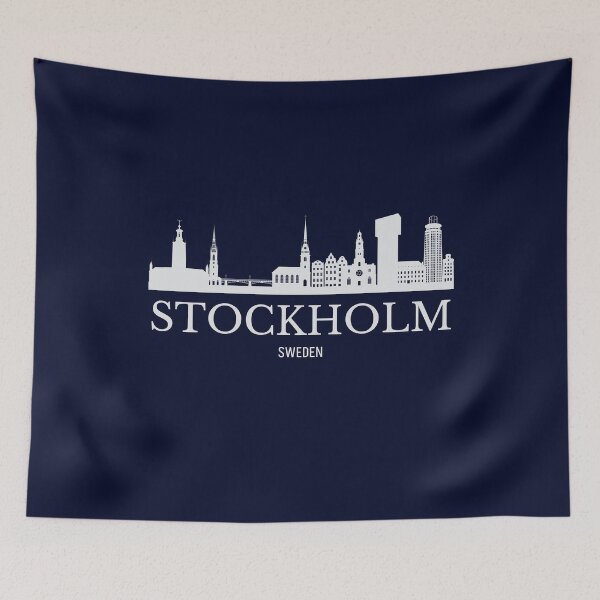 Item preview, Stockholm skyline, Stockholm Sweden designed and sold by Dressyourflag.