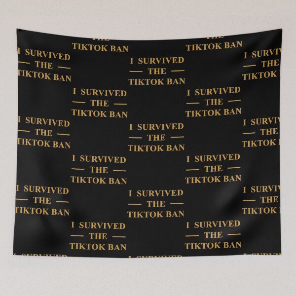 Item preview, I Survived The Tiktok Ban designed and sold by kaisynde-hoyos.