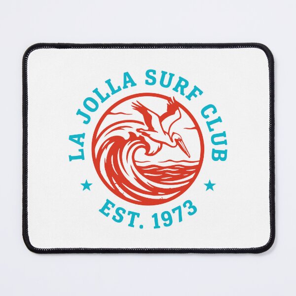 Item preview, La Jolla Surf Club 1973 Pelican Wave Badge designed and sold by NUSA NIPA.