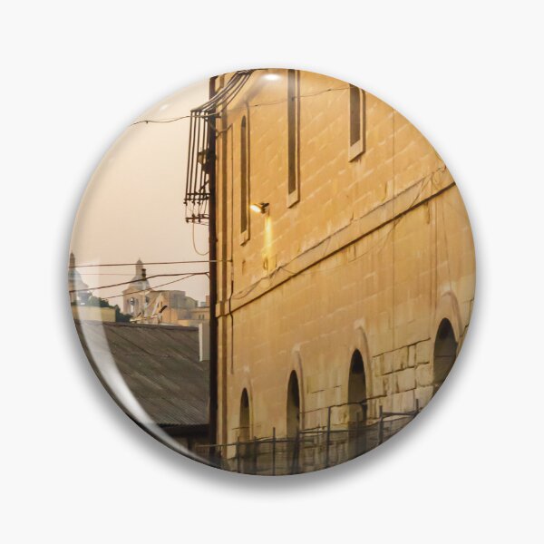 Item preview, Golden Light on Historic Stone Warehouse Alley With Parked Delivery Van at Dusk designed and sold by Nmallia.
