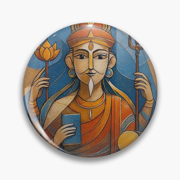 Item preview, Brahma illustration – Divine Hindu Mythology Art designed and sold by GalleryKauffeld.