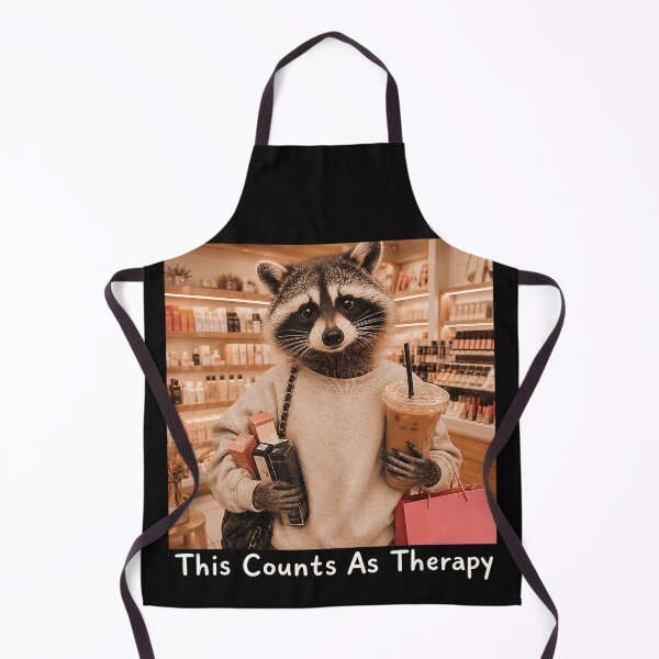 Item preview, This Counts As Therapy Raccoon Shopper Retail Therapy designed and sold by BrockmeyeSB.