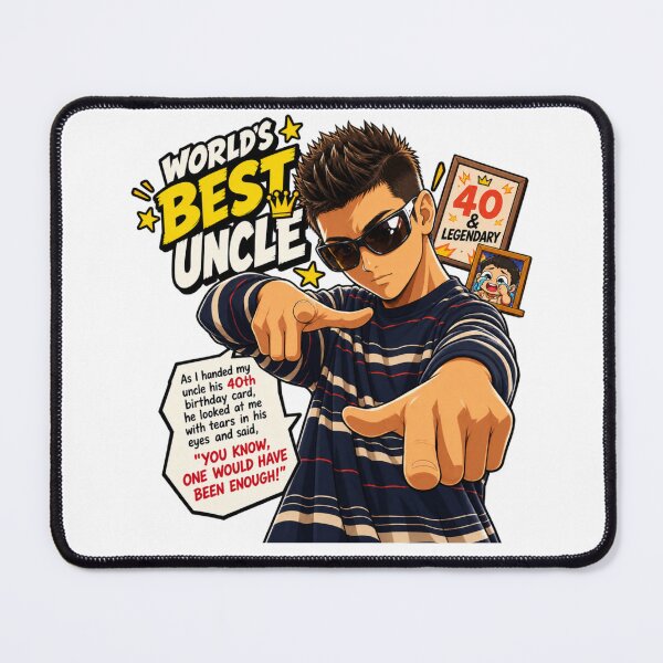Item preview, Worlds Best Uncle  designed and sold by SillyGooseLTD.