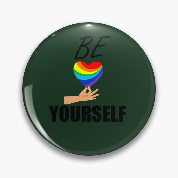 Item preview, Be Yourself Lgbt Heart 367 designed and sold by GritBloodline.
