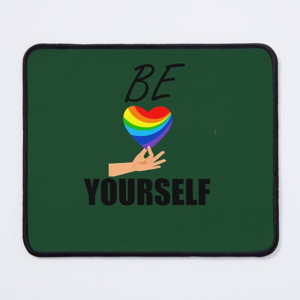 Item preview, Be Yourself Lgbt Heart 367 designed and sold by GritBloodline.