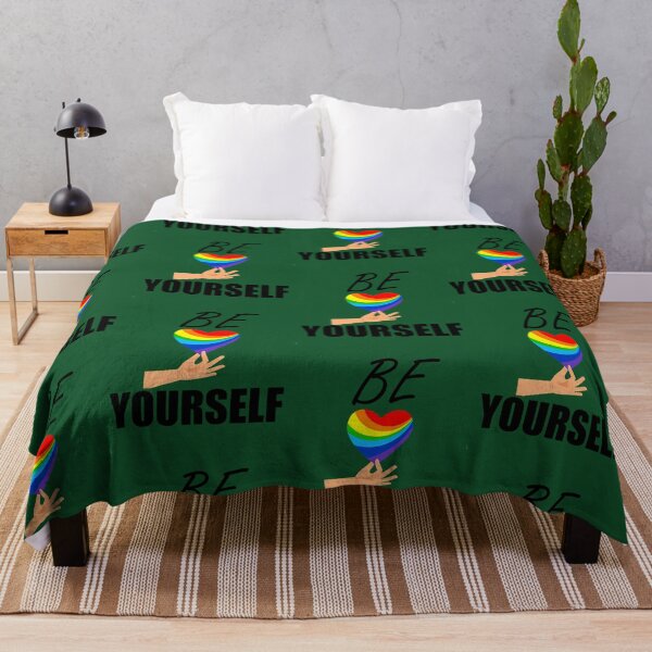 Item preview, Be Yourself Lgbt Heart 367 designed and sold by GritBloodline.