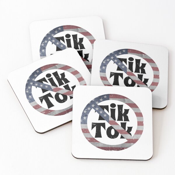 Item preview, No Tiktok Ban Sign (Banned In The Usa  Trending Quote Viral On Social Media  American Banner) designed and sold by kaisynde-hoyos.