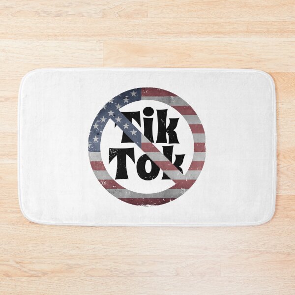 Item preview, No Tiktok Ban Sign (Banned In The Usa  Trending Quote Viral On Social Media  American Banner) designed and sold by kaisynde-hoyos.